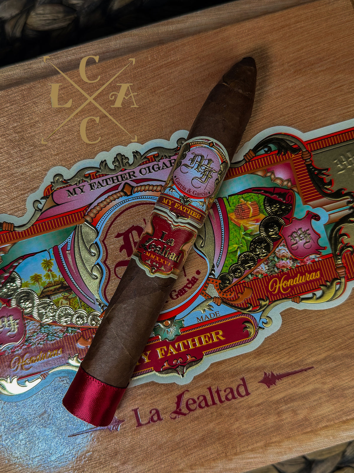 My Father Cigars La Lealtad Torpedo Box Press