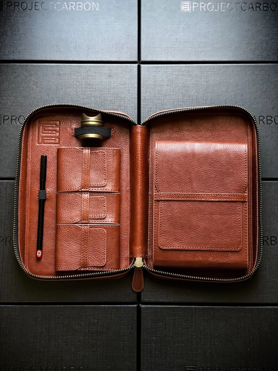 Project Carbon Travel Case- Saddle Brown