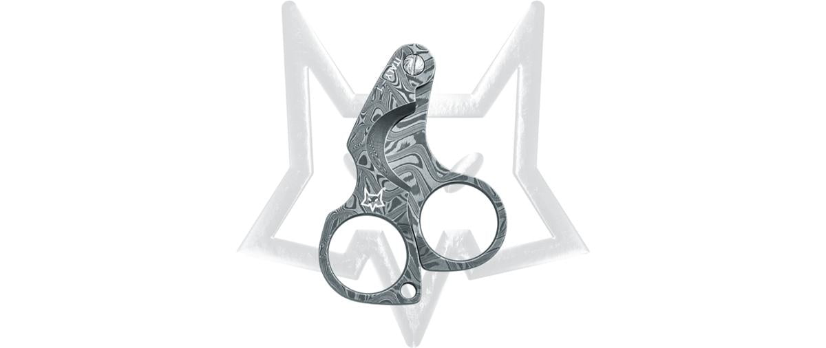 FOX Knives Damascus Figaro Cigar Cutter