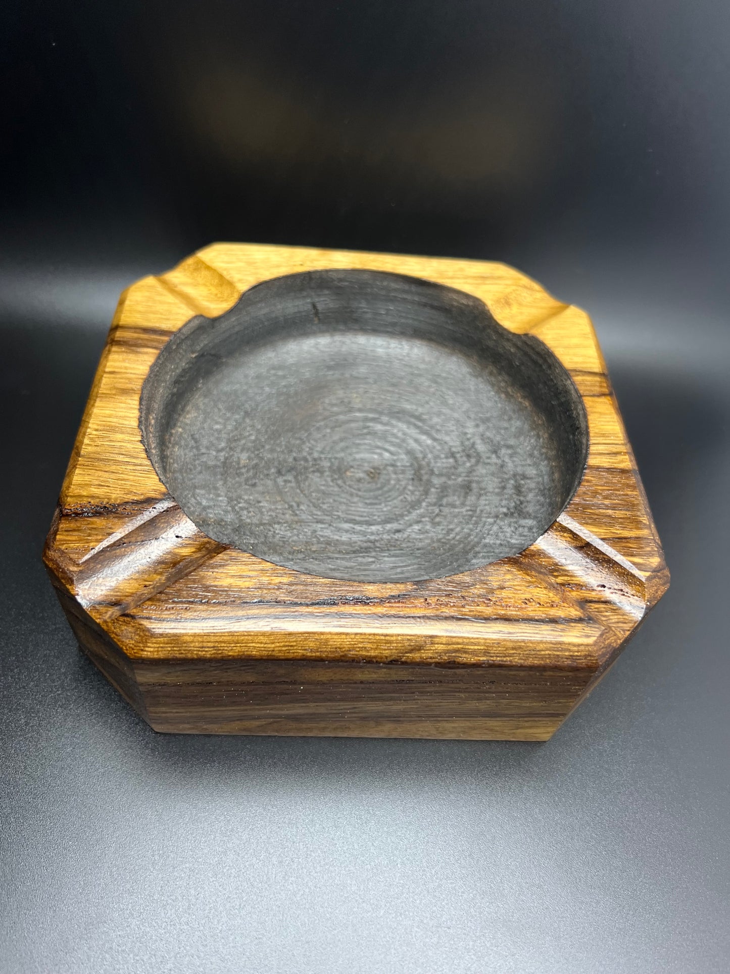 Black Limba Ashtray by Rebirth Woodworks
