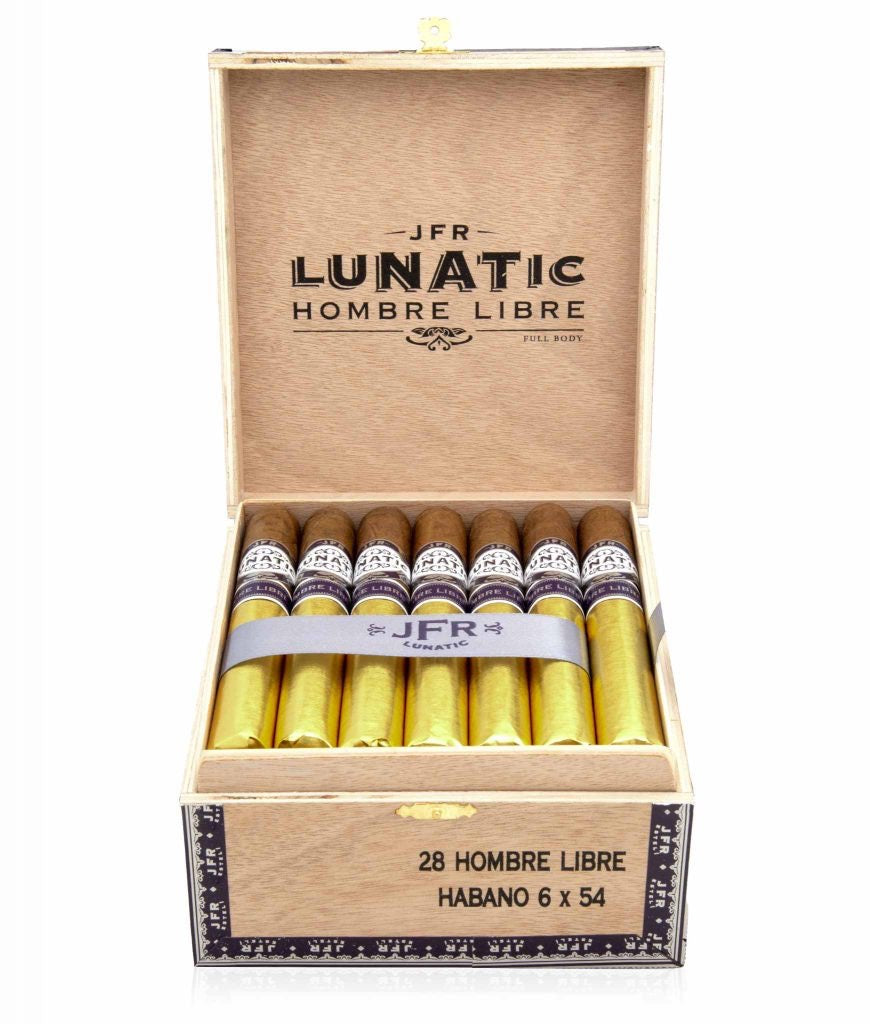 JFR Cigars Lunatic Habano Hombre Libre Box