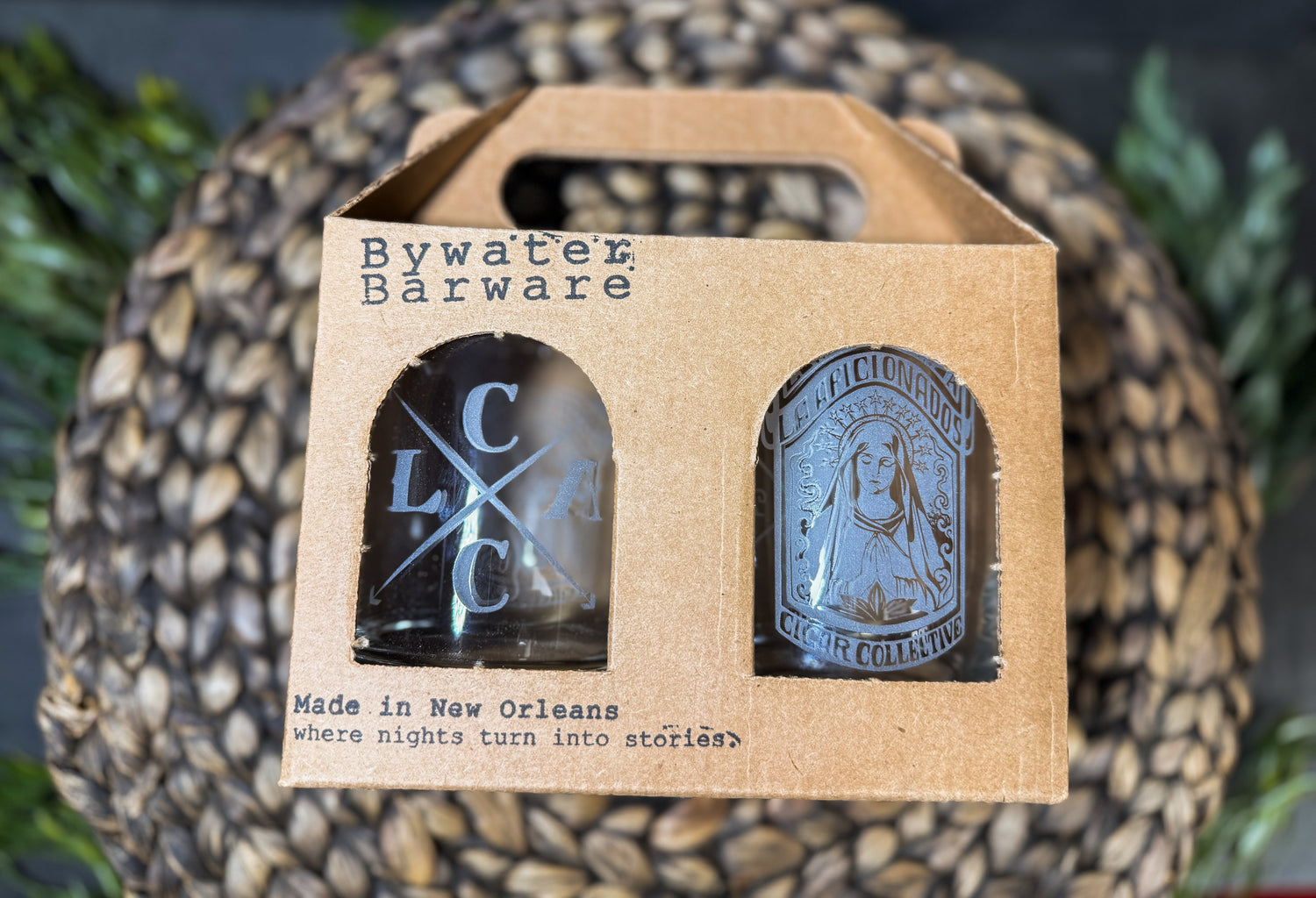 LA Cigar Collective Rocks Glass Set