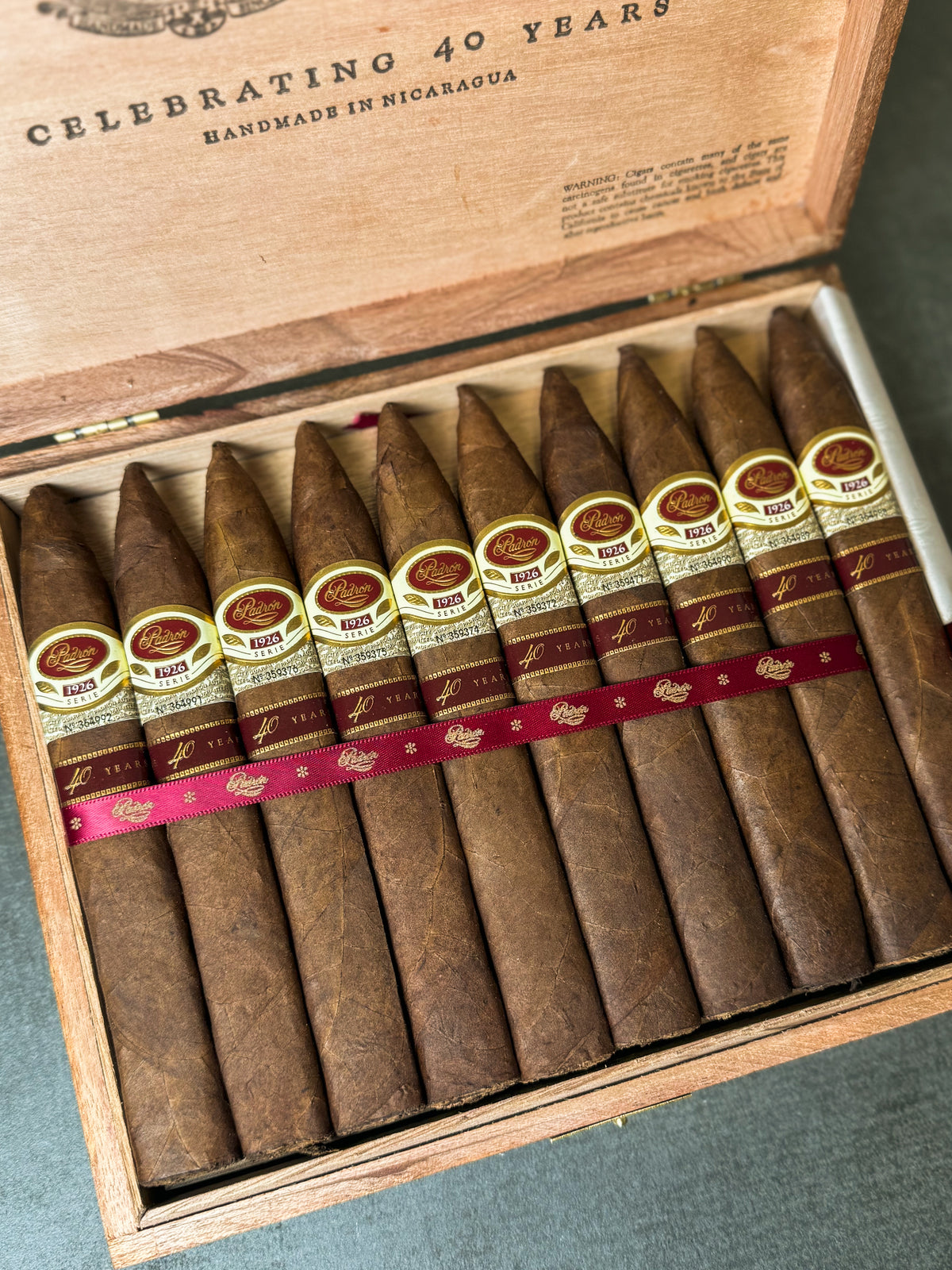 Padron Cigars 1926 Serie 40th Anniversary Natural