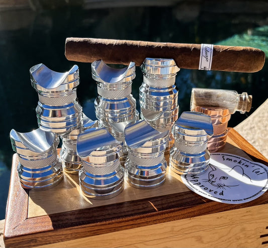 Smokin Cat Approved Lightweight Aluminum Cigar Rest
