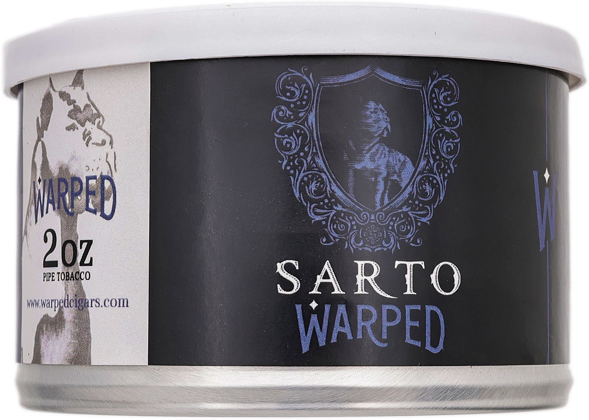 Warped Sarto Pipe Tobacco Tin